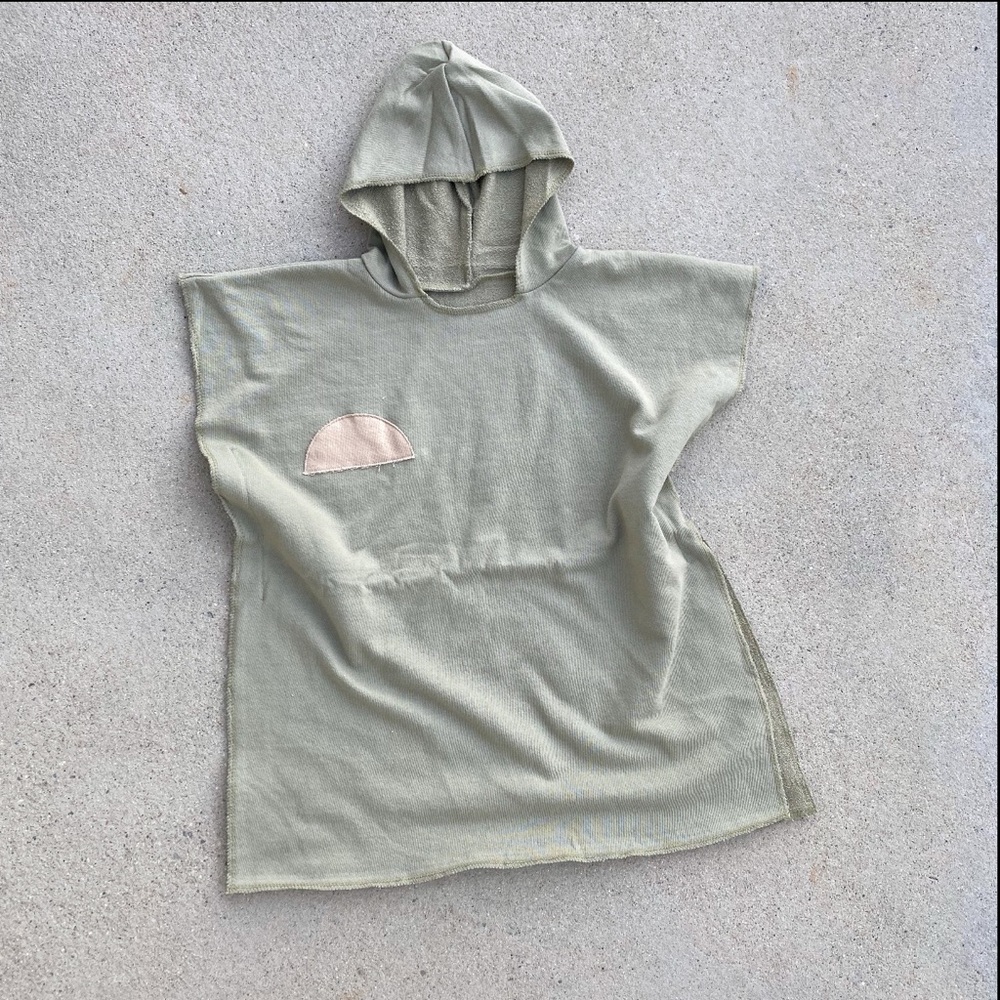 June Park 100% organic cotton swim cover up in terry cloth